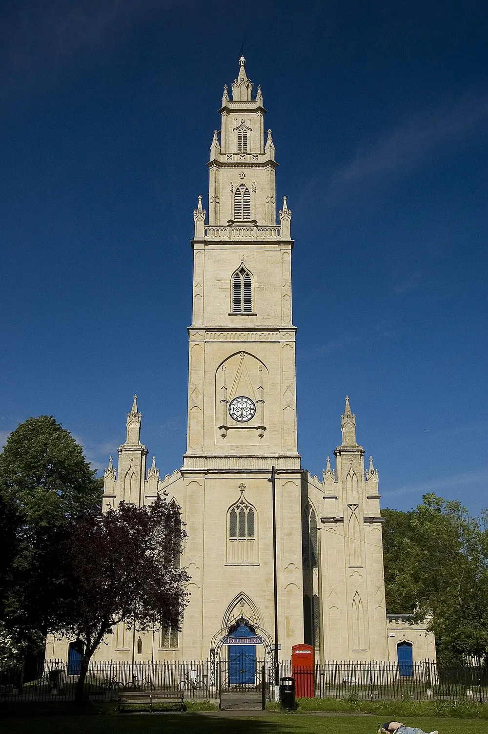 St Paul's Church, Bristol, the local landmark of BS2