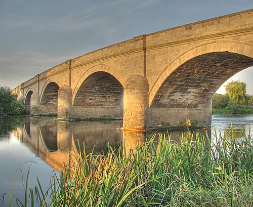 Swarkestone Bridge, the local landmark of DE73